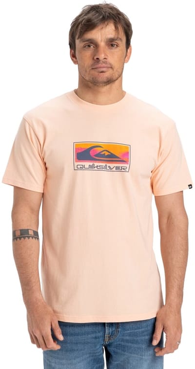 Quiksilver Ev Gradient Box Heren T-shirt Eqyzt08045-mef0 - Kleur Roze - Maat M