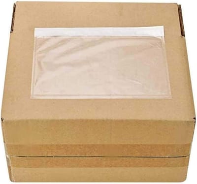 100x Zelfklevende Paklijst Enveloppen - Doorzichtig 6x9 inch - Waterdichte Verzending Etiketten