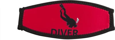 Maskstrap neopreen slide diver rood