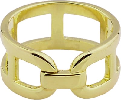 Fako Bijoux® - Sjaalklem - Sjaal Klem - Sjaal Ring - Ring Rond Open - 23x11mm - Goudkleurig