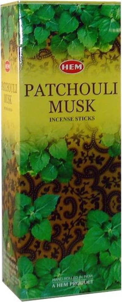 HEM Wierook - Patchouli Musk - Slof (6 pakjes/120 stokjes)