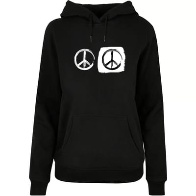 Dames Hoodie Merchcode Peace - Double Peace