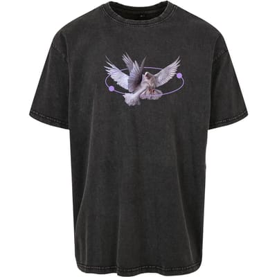Mister Tee - Vive la Liberte Oversize Heren T-shirt - XS - Zwart