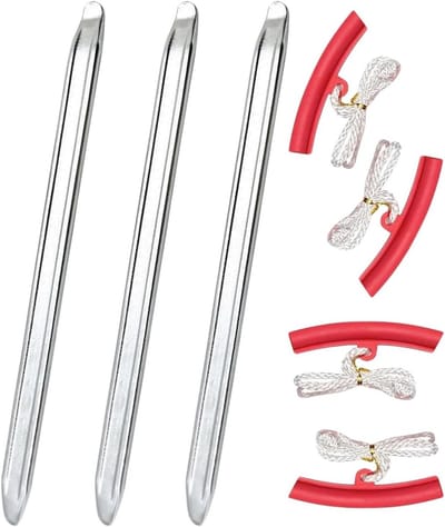 3-delige Bandenmontage Hevel Set van Chroom Vanadium Staal met 4 Velgbeschermers voor Motor, Fiets en Auto