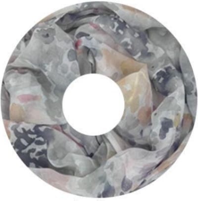 Dunne Colsjaal - Print - Grijs - 80 x 50 cm (20273#)