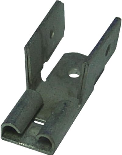 10 Kalitec-connectoren 6,3 mm x 0,8 mm | 3x platte stekkercontacten, 1x platte stekker | Verzinkt messing | Kabelconnectoren voor automobiel-, auto- en elektrische toepassingen