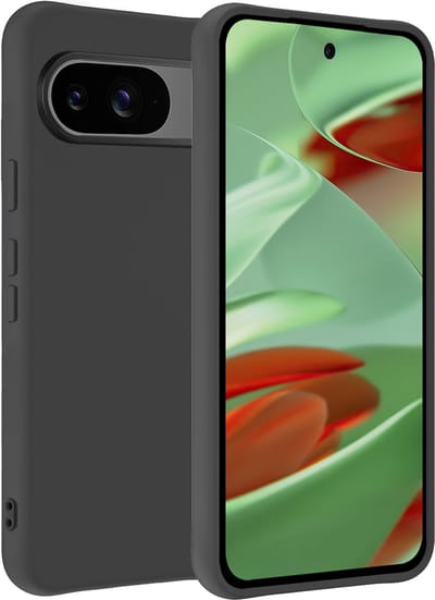 Hoesje Geschikt voor Google Pixel 9 - Sterk & Shockproof - Hoes Cover - Siliconen Case - Zwart