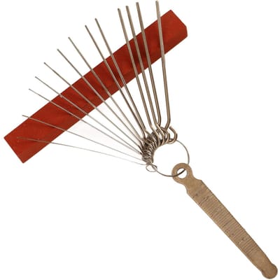 Gitaar Vijlenset Fretvijl Balk Nut Sleufvijl Instrumentaccessoire voor Reparatie Onderhoud brown