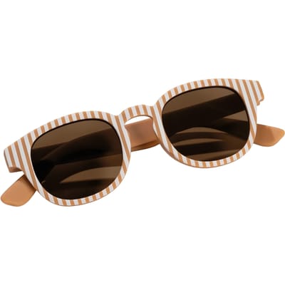 Little Dutch kinderzonnebril Ocean Brown Stripes - bruin gestreepte zonnebril - sunglasses