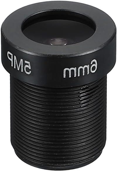 CCTV Camera Lens - Beveiligingslens Groothoek - Toezicht Houden - F2.0 Nachtzicht - 8mm Brandpuntsafstand - Zwart