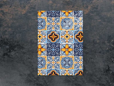 TMK ArtDeko - Snijplank - 35x52 cm - Mozaïek - Glazen oppervlak - Veelkleurig