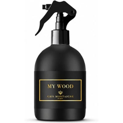 Kaarsen, diffusers Gris Montaigne Textielspray My Wood