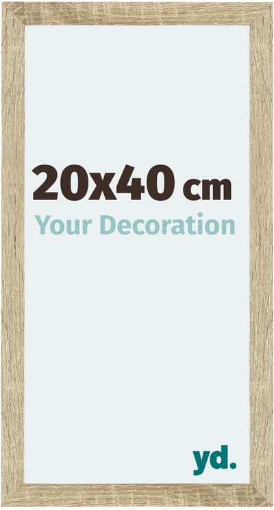 Your Decoration - Fotolijst 20x40 cm - MDF - Sonoma Eiken - Mura
