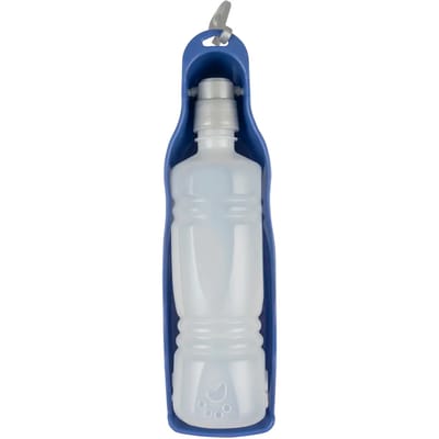 Duvoplus - Waterfles - Hond - Reis Drinkfles 250ml - Tray Blauw - 1st