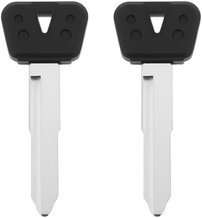 Dailygoods- Lege Sleutel 2 Stuks - Compatibel met Yamaha FZ1/FZ6/R1/R6 - Hoge Levensduur - Eenvoudig te Installeren - Metalen/Plastic Materialen - Motorfiets Sleutel