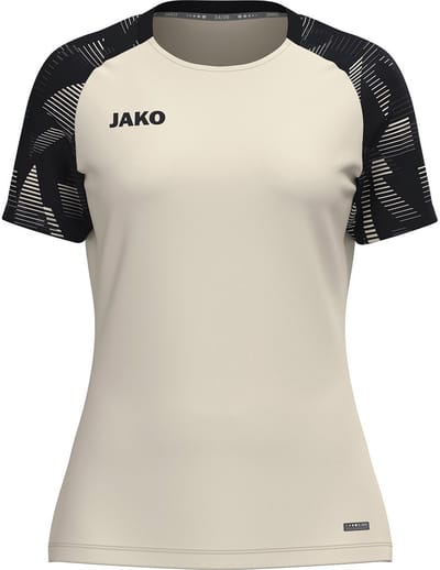 Jako Sonic T-Shirt Dames - Off White / Zwart | Maat: 38/40