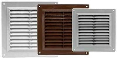 Ventilatie Rooster - Rooster - Ventilatie Binnen - Verstelbaar - 147mm x 147mm - Grijs