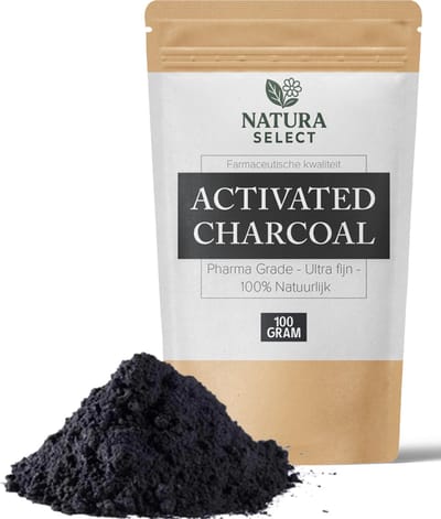 Geactiveerde Houtskool Poeder 100g– Activated Charcoal – Pharma Grade – Ultra fijn – 100% Natuurlijk - Tandenreiniging & Gezichtsmaskers