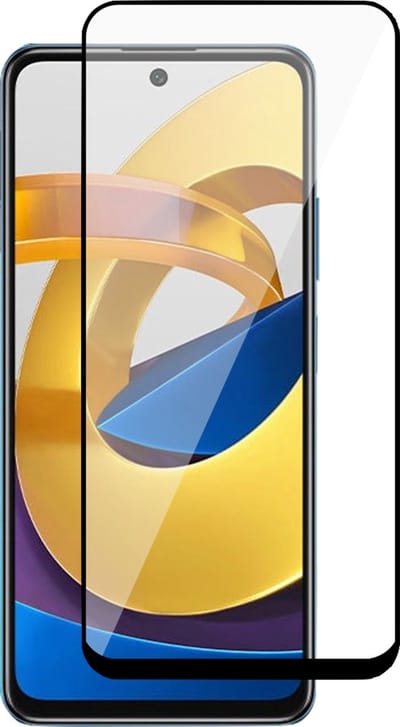 Screenprotector geschikt voor Xiaomi Poco M4 Pro 5G - Glas Full Screen Protector