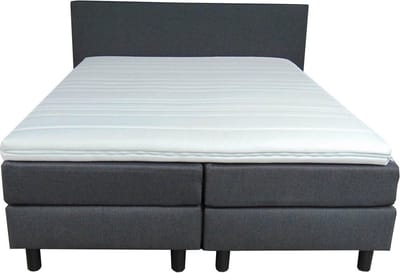 Slaaploods.nl Praag - Boxspring inclusief matras - 160x200 cm - Zwart