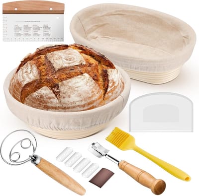 Gaarmand Set Rond en Ovaal (23 cm & 25 cm) - Perfect voor Bakken