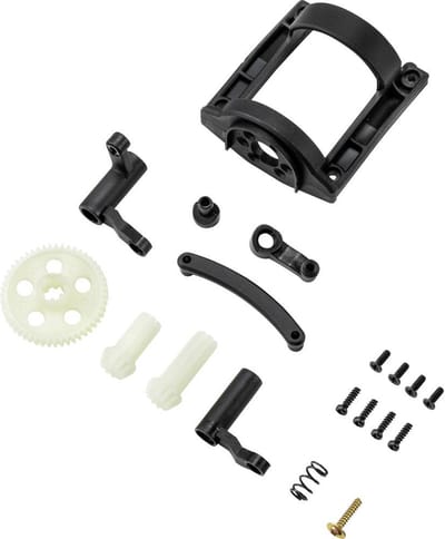 Reely RE-6747306 Reserveonderdeel Motorhouder, rondsel, stuurset