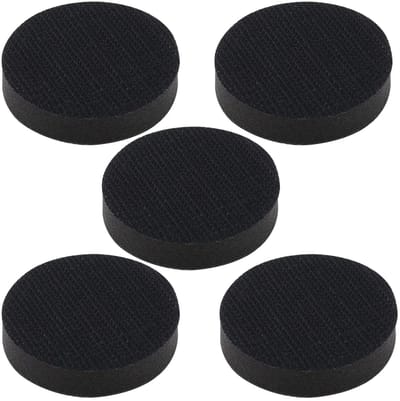 Dailygoods- Sponspad 50 mm - Zachte Spons - Schuurpad - Haak en Lus - 5 Stuks - Trillingen Verminderen
