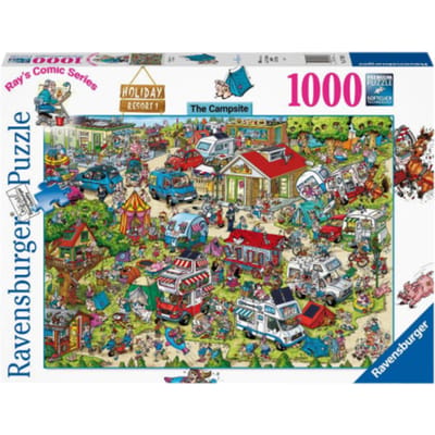 Ravensburger Ray's Comic Series - Holiday Resort 1: The Campsite - Legpuzzel 1000 stukjes