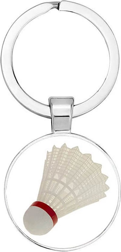 Akyol - Shuttle Sleutelhanger - badminton - badmintonners - sport - teamsport - cadeau - verjaardag - kado - geschenk - gift - 2,5 x 2,5 CM