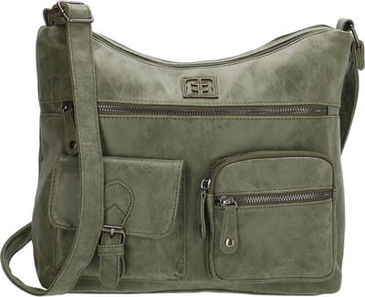 Enrico Benetti Ardeche 66192 - Schoudertas - Olijf Groen