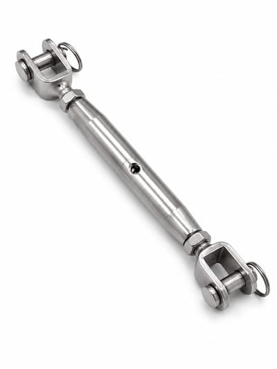 Wantenspanner M12 RVS 316 – Gaffel/Gaffel – Verstelbare Verstaging Spanner