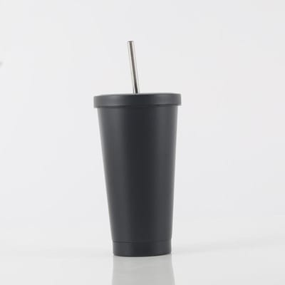 Tasse Cadeau Double Paille Inox Fabricants Tasse Cadeau Unisexe Tasses à Café Thermos Durables Durables Utiles Utiles Sûres 16oz