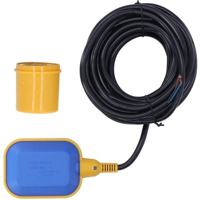 Interrupteur de contrôle de niveau d'eau à flotteur à câble 7 m Protection IP68 pour piscine d'huile acide faible alcaline 250 V-