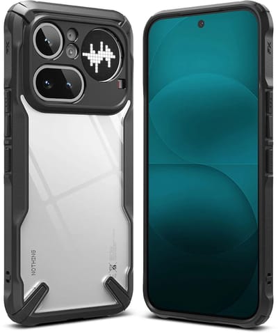 Ringke Fusion X | Hoesje Geschikt voor Nothing Phone (4a) Pro | Back Cover | Militaire Standaard | Zwart
