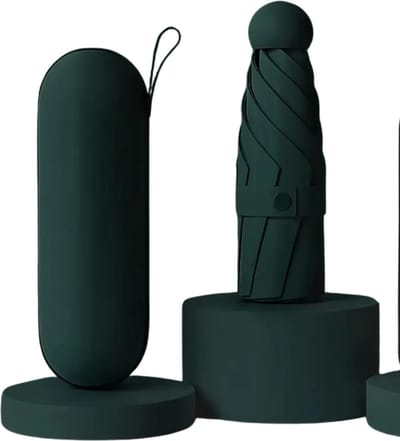 Bovista Moderne Stormparaplu - Opvouwbaar - Windproof Paraplu - Stormproef - Automatisch Uitklapbaar - Umbrella - Mini - Donkergroen