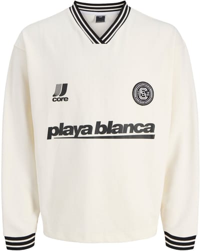 JACK&JONES - JCOCLUB FOOTBALL LS SWEAT CREW NECK - Jongens - Sweaters