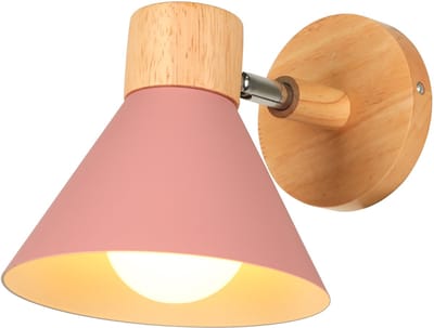 Wandlamp Moderne Binnen E27 Wandverlichting Verstelbare voor Slaapkamer Woonkamer Gang Roze