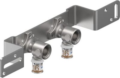 Uponor S-Press Smart Aqua muurplaatbeugel - 1/2 binnendraad x 16 x 80 mm pers