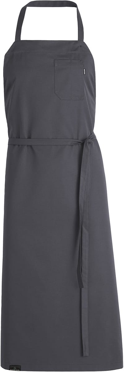 Kentaur Bib apron w. pocket 31550-152 - Charcoal - UNI