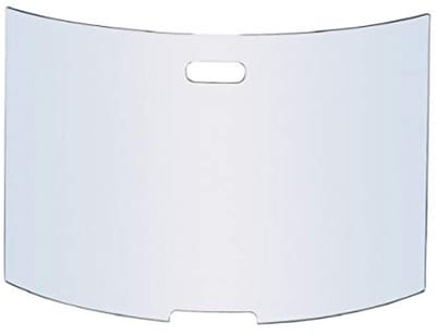 Vonkenscherm van gehard veiligheidsglas - stijlvol ontwerp, 76 x 50 cm voor open haard en schoorsteenbescherming