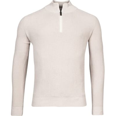 Thomas Maine Trui Half Zip Allover Half Cardigan Knit Kitt / male
