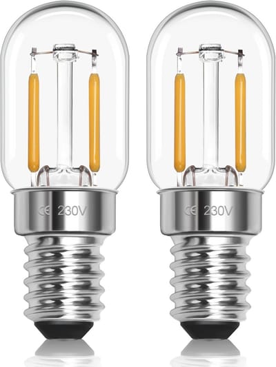 Kleine E14 LED Lamp 1W Koud Wit (2 Stuks)