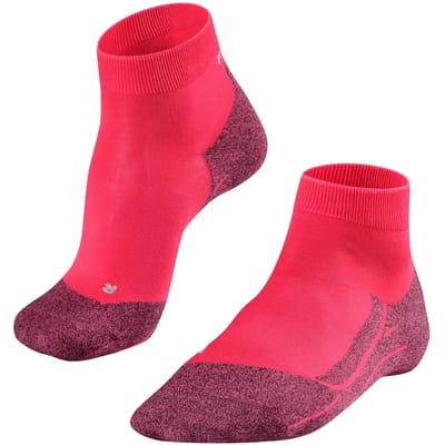 FALKE RU4 Light Short anti-blaar lyocell functioneel materiaal hardloopsokken dames rood - maat 39-40