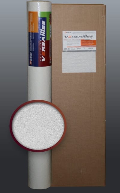 Behang textiel look EDEM 80379BR60 vliesbehang structuurbehang overschilderbaar reliëfbehang wit 5 rollen 132 m2