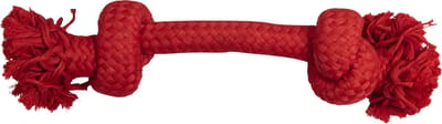 Jack And Vanilla hondenspeelgoed - Lengte 32cm - Honden speelgoed - Flostouw hond - Puppy speelgoed - Speelgoed hond - Puppyspeelgoed - Playscent Touw - Rund - Rood