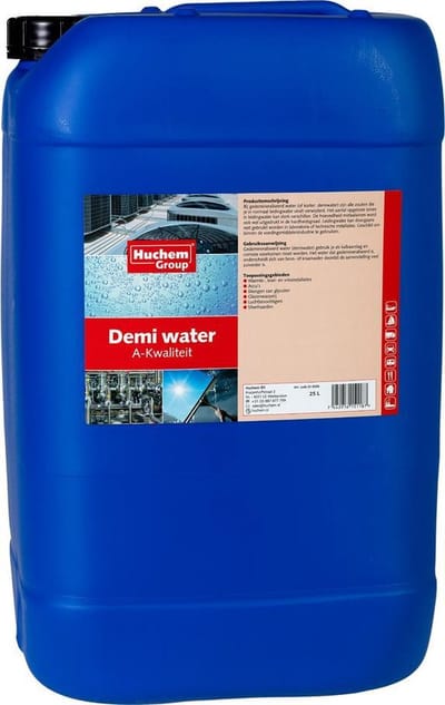 Demiwater 20L – Gedemineraliseerd water voor installaties, accuzuur & verwarming | Demi water