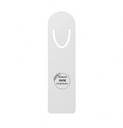 Hacebo® - de beste oom dat ben ik dus metalen boekenlegger - Oom - de beste oom - liefste oom - verjaardag - cadeau - kado - bedankje - geschenk Bladwijzer boekenleggers - 12.7 cm x 3.2cm