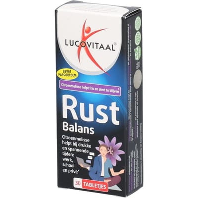Lucovitaal Rust Balans Citroenmelisse 30Tab