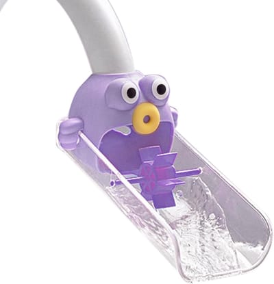 Kraanverlenger Kinderen - Kraanverlenger Peuters - Zelfstandig Handen Wassen - Zachte Siliconen Tuit - 14.5 cm - Paars