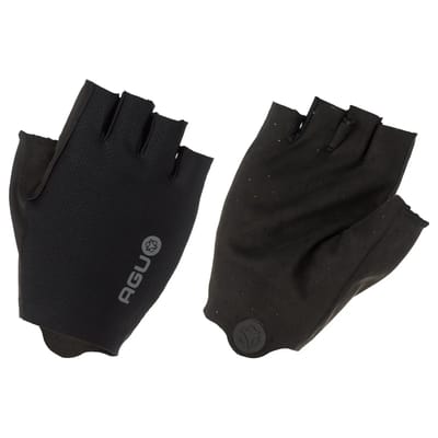 AGU High Summer - Fietshandschoenen - Vingerloos - Geperforeerde Serino handpalm - Zonder padding - Unisex - Zwart - XXXL